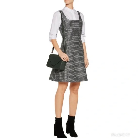 {THEORY} Trekana Patterned A-Line Dress - Picture 4 of 5